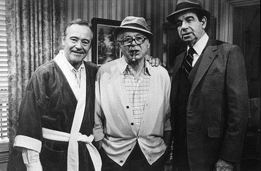 Da sinistra, Jack Lemmon, Billy Wilder, Walter Matthau
