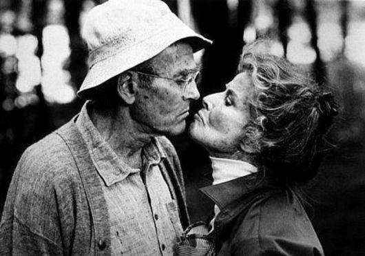 Con Henry Fonda, nel film 'Sul lago dorato'