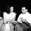 Con il regista George Cukor sul set del film 'Scandalo a Philadelphia'