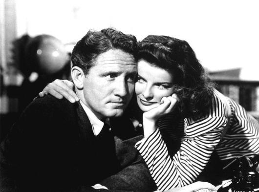 Con Spencer Tracy ne 'La donna del giorno'
