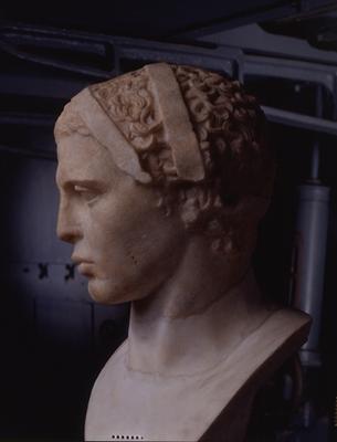 Testa di Pugilatore. Provenienza ignota. Roma, Musei Capitolini, Centrale Montemartini, Sala Macchine