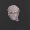 Testa di Diadoumenos (testo di efebo con benda) Provenienza ignota. Marmo greco a grana fine, età claudia h. 21 cm. Roma, Museo Nazionale Romano