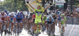 Lo sprint trionfale di Guardini Messo in riga Cavendish