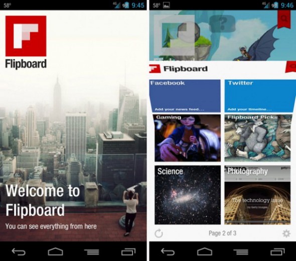 Flipboard sbarca su Android
