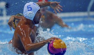 Il Settebello parte bene Show di Giorgetti, l'atleta di Dio