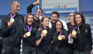 Dream Team fioretto, che festa a Casa Italia "Siamo una vera squadra, quali attrici"