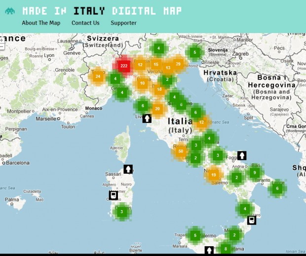 Mappa delle aziende hi-tech