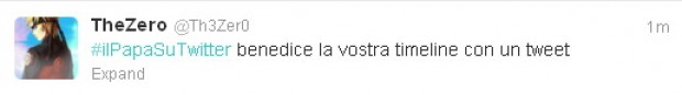 Il Papa su Twitter, ironia e battute