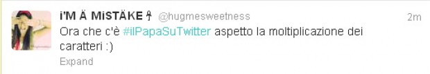 Il Papa su Twitter, ironia e battute