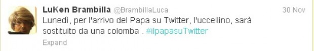 Il Papa su Twitter, ironia e battute