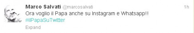 Il Papa su Twitter, ironia e battute