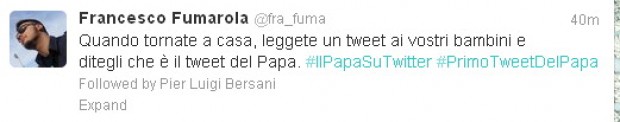 Il Papa su Twitter, ironia e battute