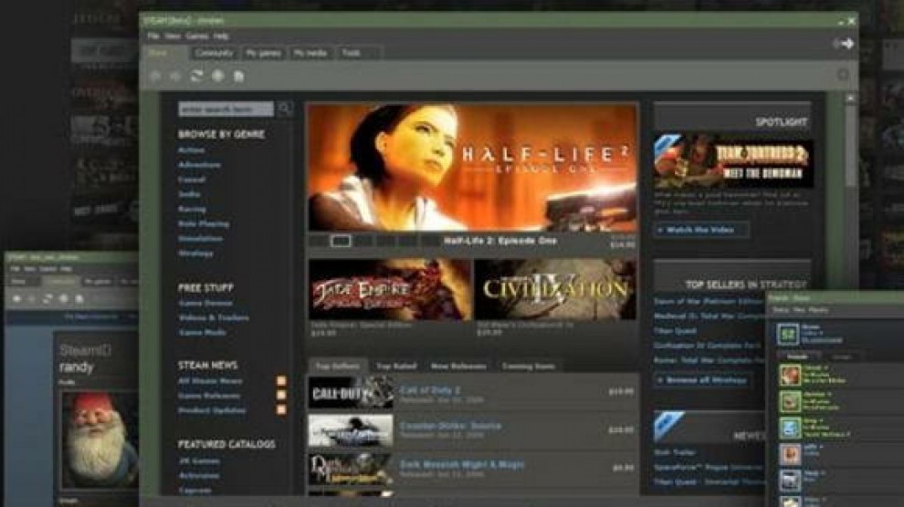 Steam, videogiochi online anche su Linux