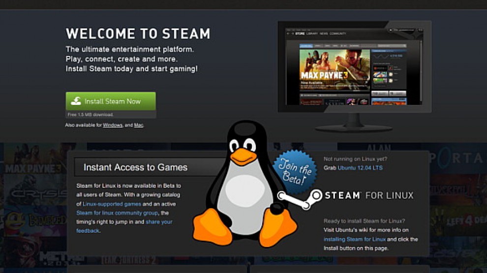 Steam, videogiochi online anche su Linux