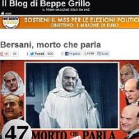 Grillo: "Bersani morto che parla, lasci". La replica: venga a dirmelo in Parlamento Grillo: "Bersani morto che parla, lasci". La replica: venga a dirmelo in Parlamento
