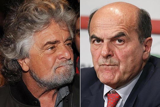 Grillo lancia il governo 5 Stelle Bersani risponde: "Basta battute"
