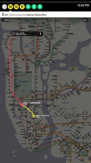 La metropolitana di New York &egrave; touch