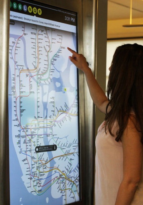 La metropolitana di New York &egrave; touch