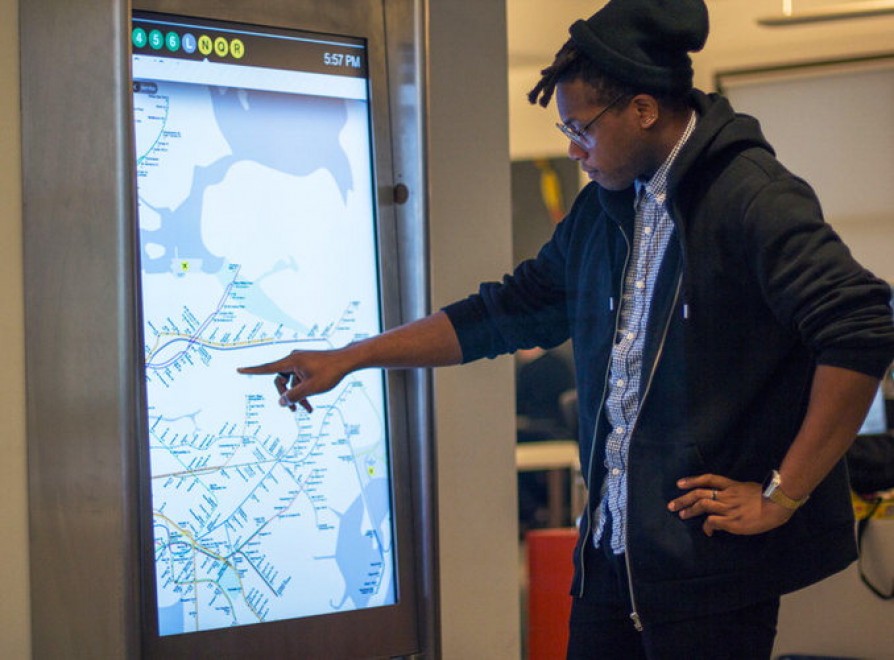 La metropolitana di New York &egrave; touch