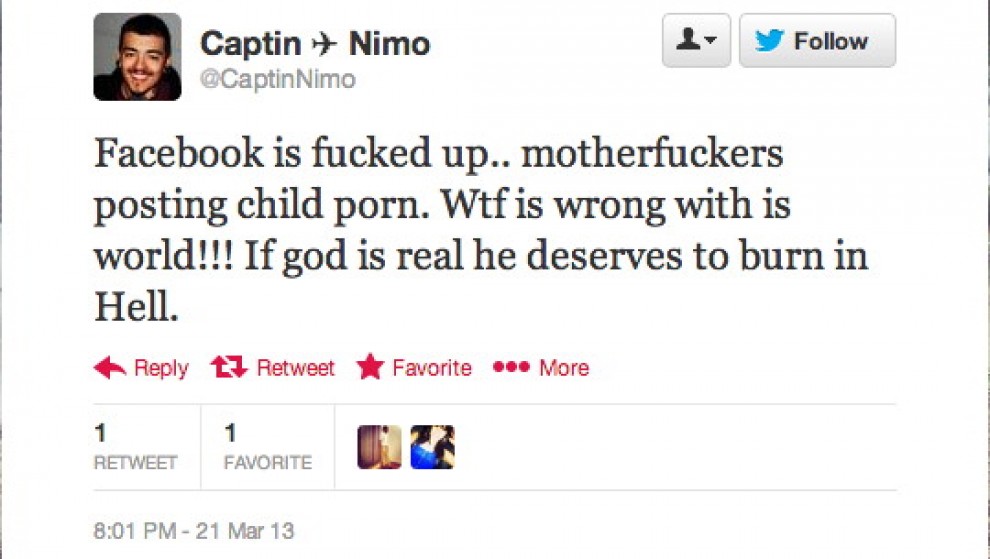 Pedoporno su Facebook, Twitter si indigna