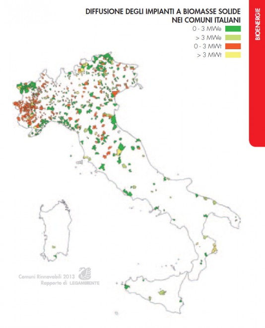Comuni rinnovabili, le mappe del boom