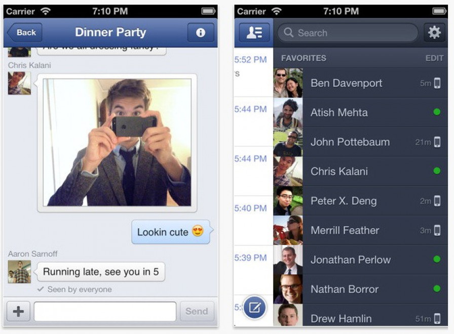 Facebook Messenger, chiamate vocali anche in Italia