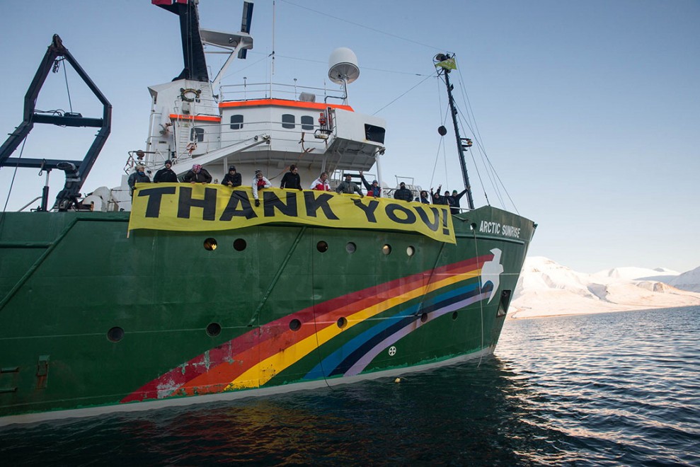 Arctic Sunrise, la rompighiaccio di Greenpeace
