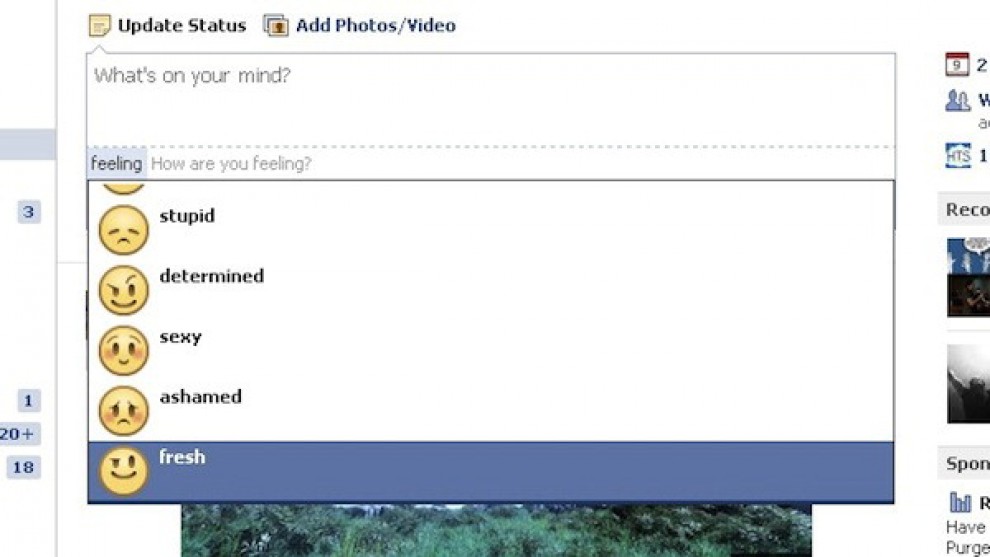 Facebook, nello status arrivano gli emoticon
