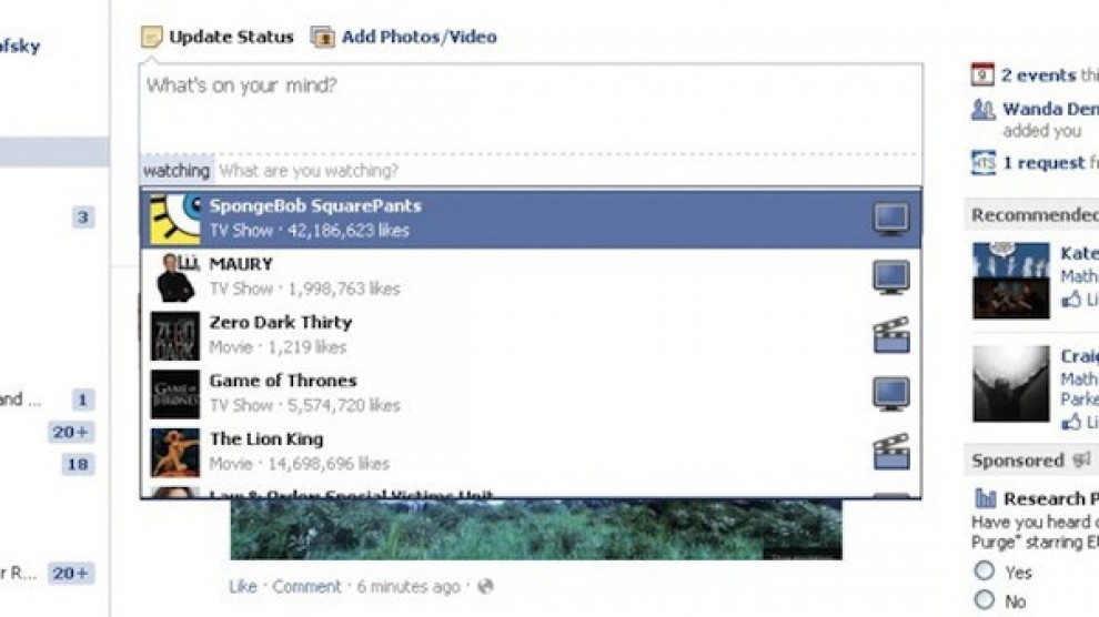 Facebook, nello status arrivano gli emoticon