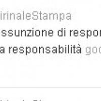 Quirinale, su Twitter la ricandidatura di Napolitano