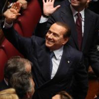 Napolitano rieletto, Berlusconi esulta a Montecitorio