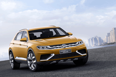 CrossBlue Coupé, Volkswagen arriva a Shangai