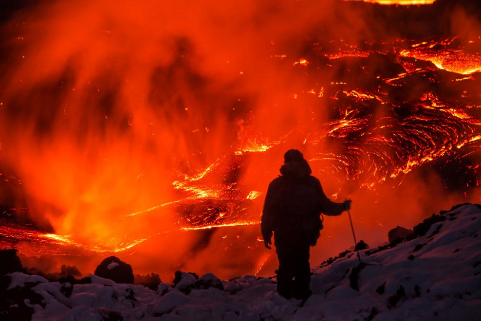 Russia. L'eruzione in Kamchatka ripresa da due blogger
