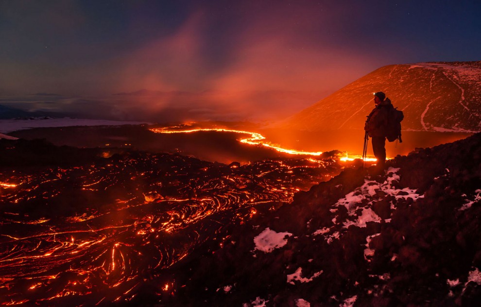 Russia. L'eruzione in Kamchatka ripresa da due blogger