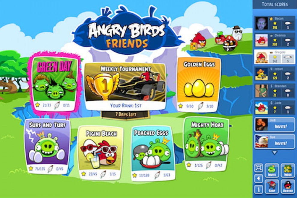 Angry Birds Friends, da Facebook allo smartphone