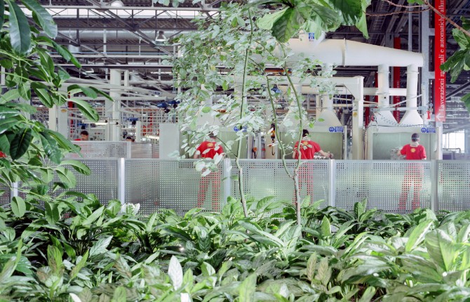 La Ferrari e l'ambiente, fabbrica eco