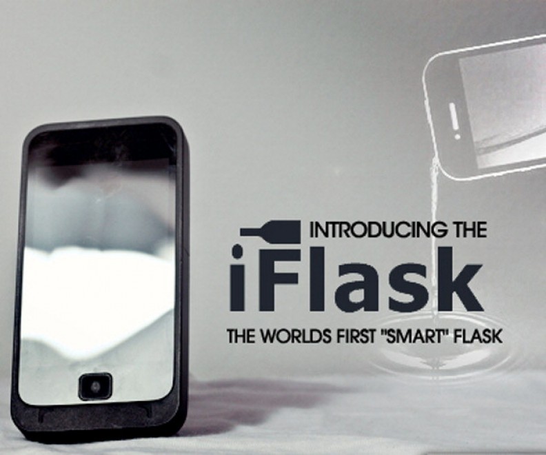 iFlask, il finto iPhone &egrave; una fiaschetta
