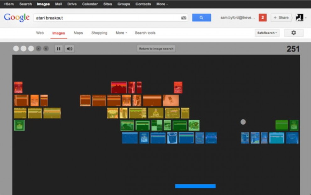 Google, omaggio all'Atari