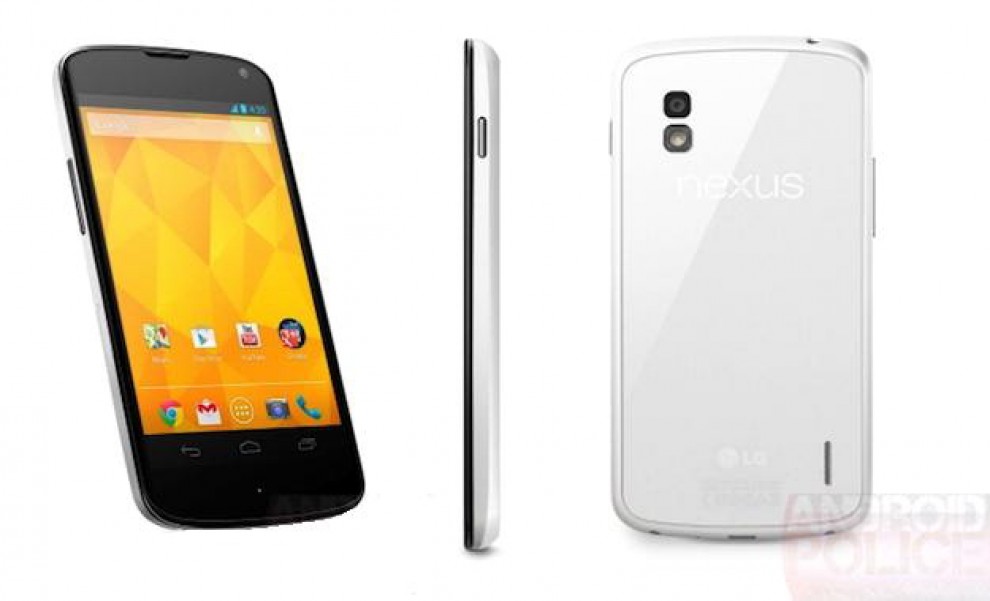 Lg svela il Nexus 4 bianco