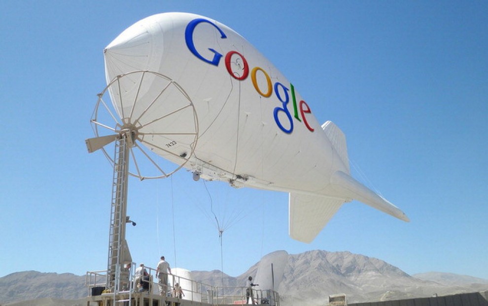 Google, dirigibili per connettere l'Africa