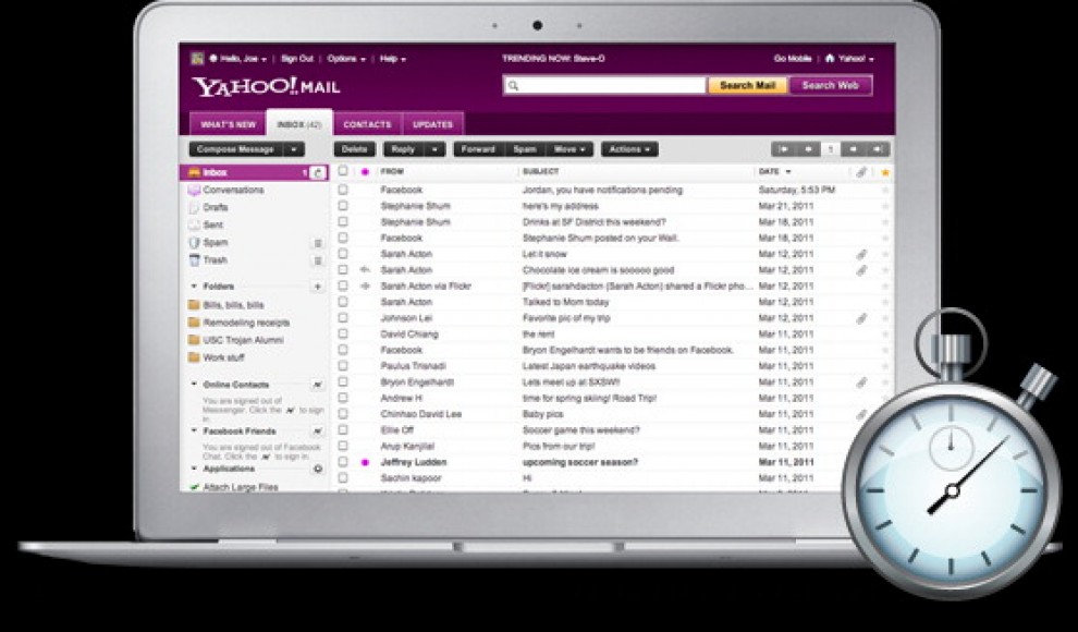 Yahoo, addio alla vecchia mail