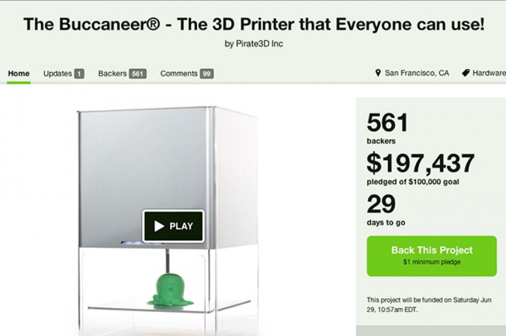 La stampante 3D da 260 euro