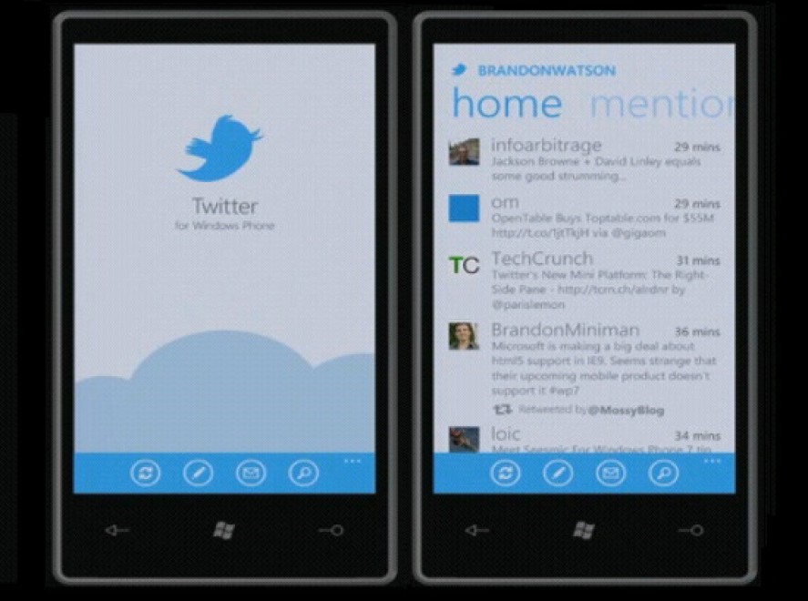Twitter per Windows Phone, ecco i filtri