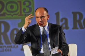 Letta: "Larghe intese necessarie -   i video   Più Europa per lavoro ai giovani"