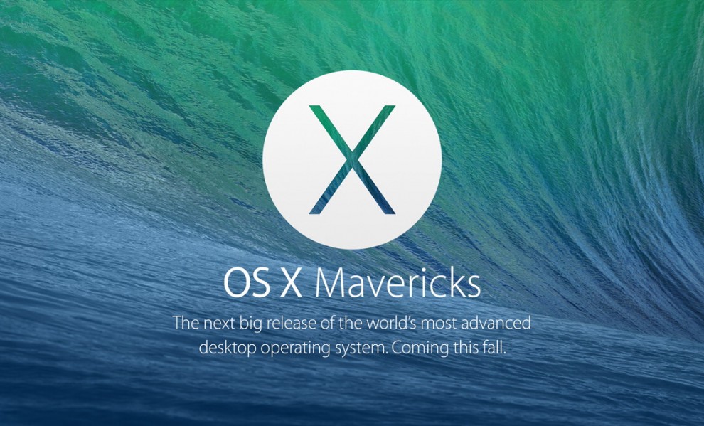Apple, il nuovo OSX Mavericks