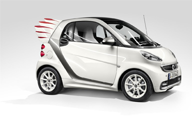 La Smart con le ali? Eccola …
