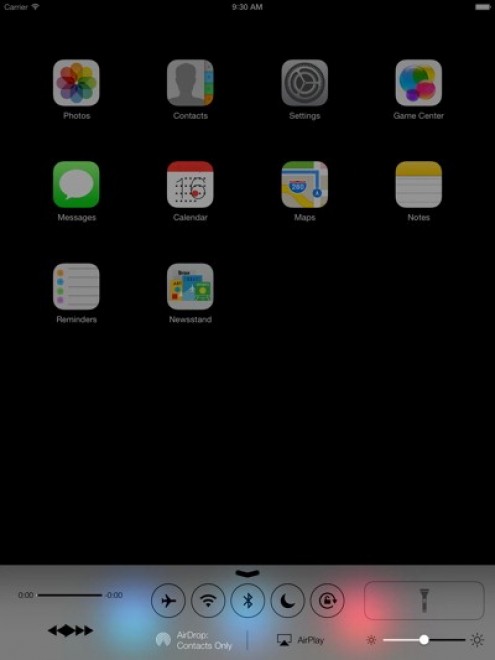 iOS7 su iPad, ecco come potrebbe essere