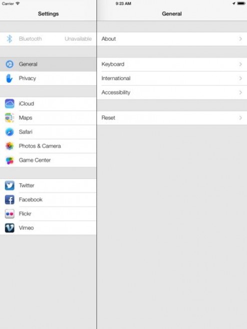 iOS7 su iPad, ecco come potrebbe essere