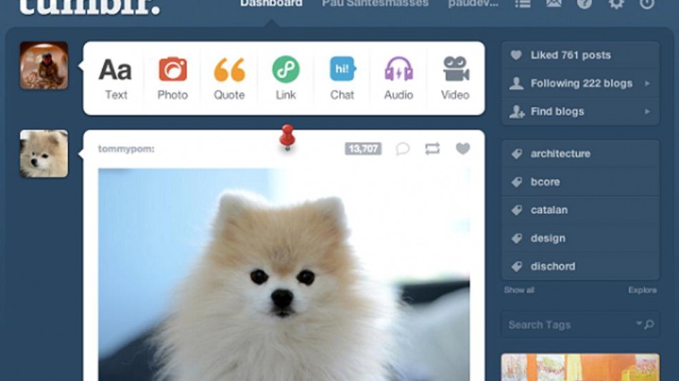 Uno sguardo su Tumblr