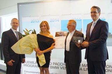 Bmw festeggia i due milioni di pacchetti di manutenzione programmata